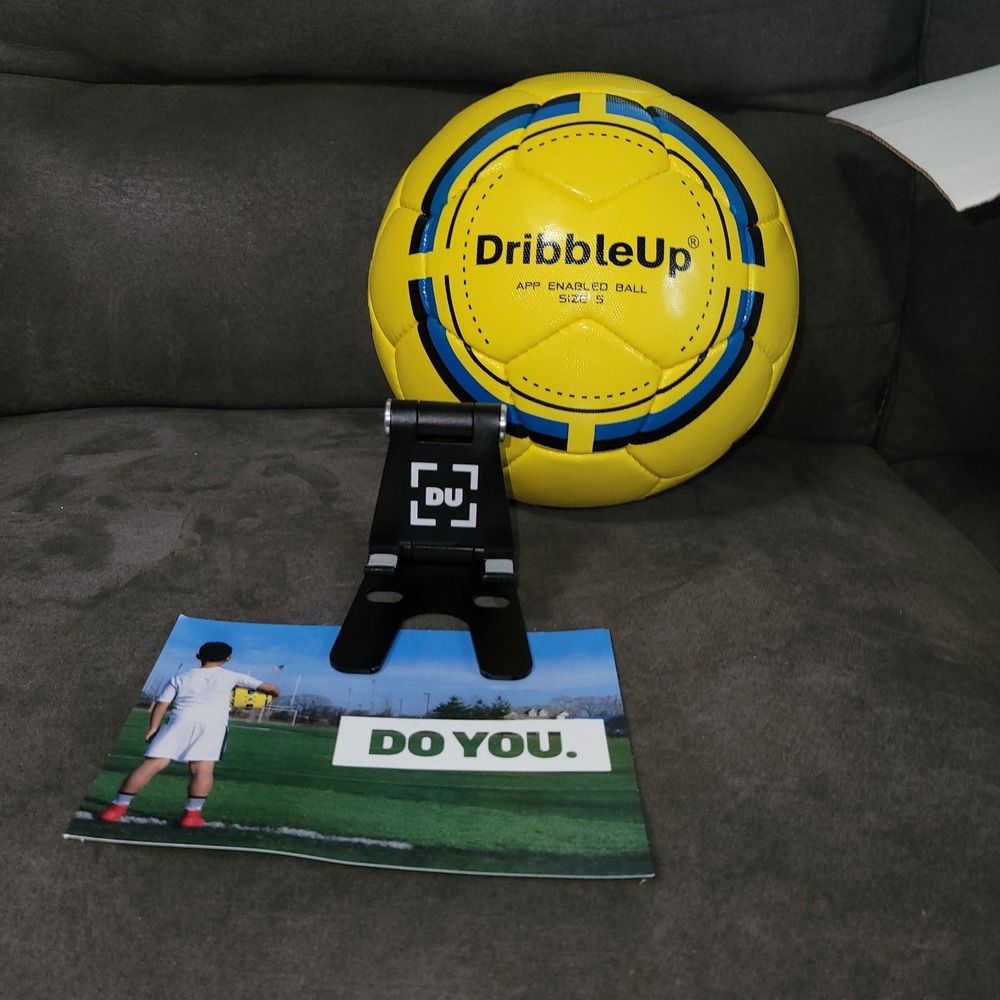 Dribble Up Smart Soccer Ball Size 5 App Enabled Yellow